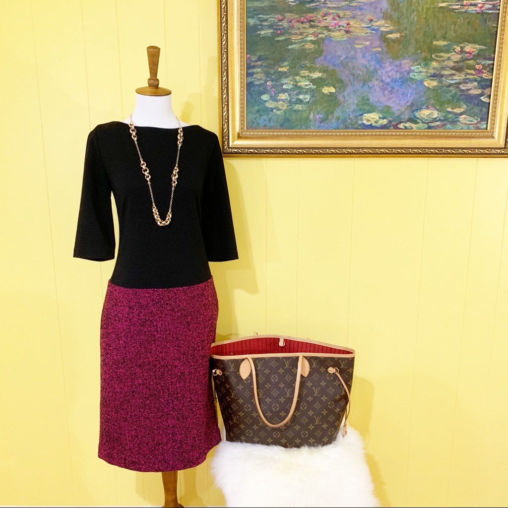 Talbots Black Dress